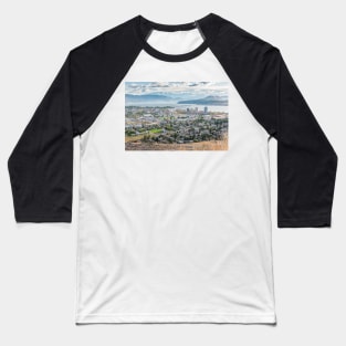 Kelowna City View from Knox Mountain Baseball T-Shirt